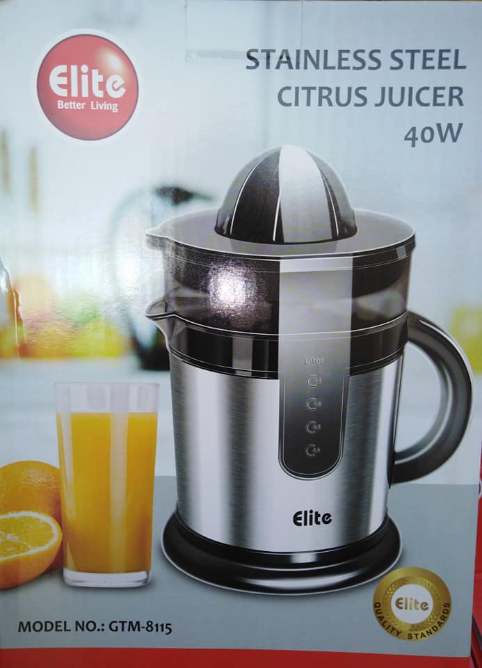 عصارة حمضيات كهربائية Elite GTM-8115