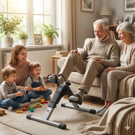 جهاز تمرين دواسة الدراجة قابلة للطى