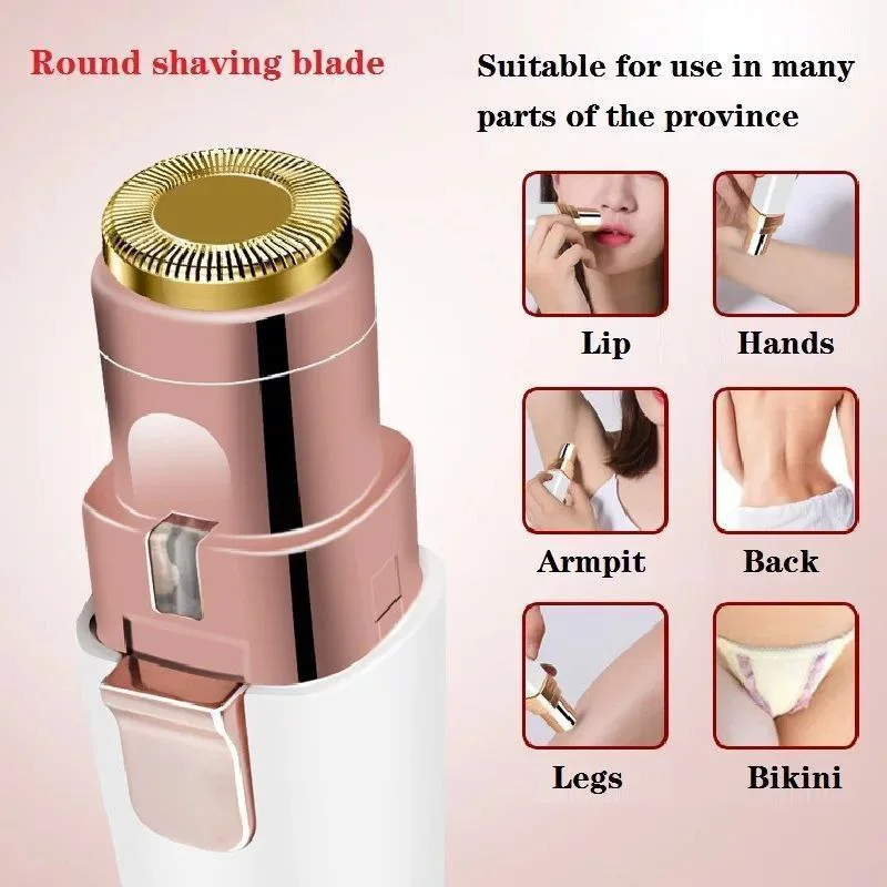 ماكينة حلاقة كهربائية 2 في 1 للنساء