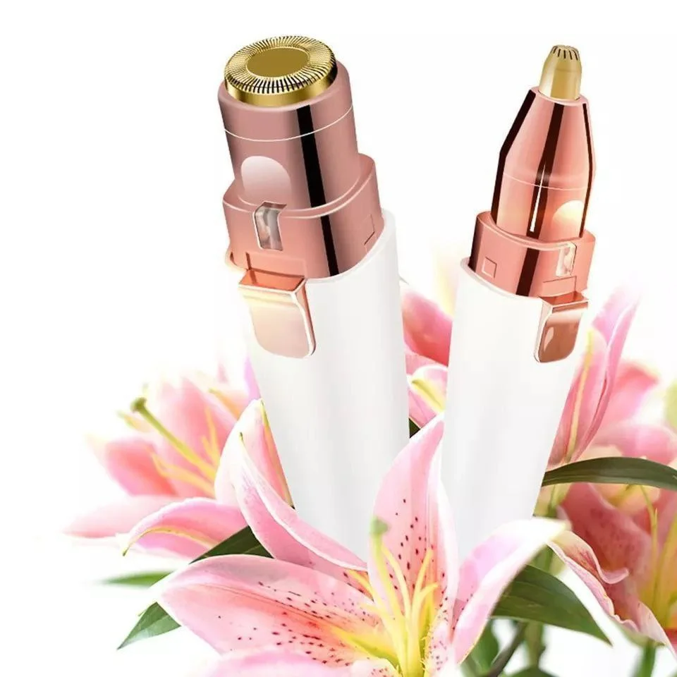 ماكينة حلاقة كهربائية 2 في 1 للنساء