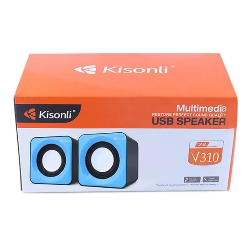 Haut-Parleur USB Kisonli V310 / Rouge