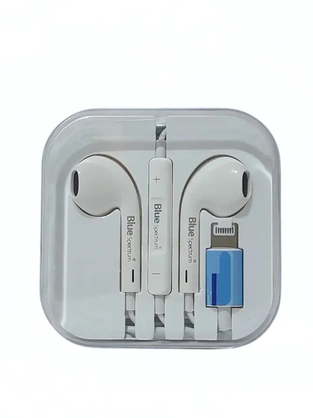 Ecouteur iPhone Avec Connecteur Lightning BLUE SPECTRUM B-07