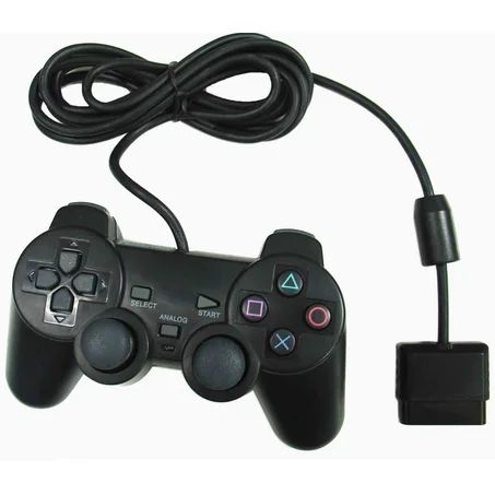 Manette de Jeu Pour Playstation 2 / Double Vibration