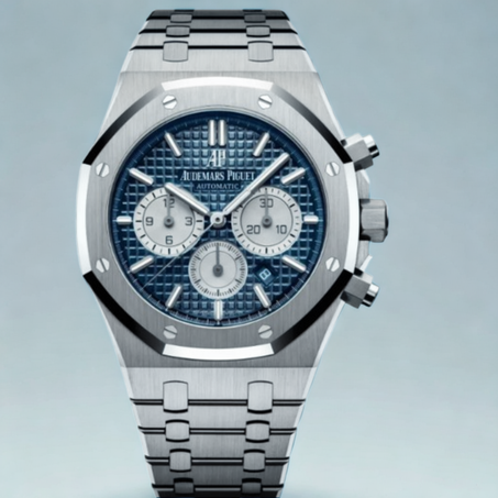 ROYAL OAK CHRONOGRAPHE-GRIS/BLEU