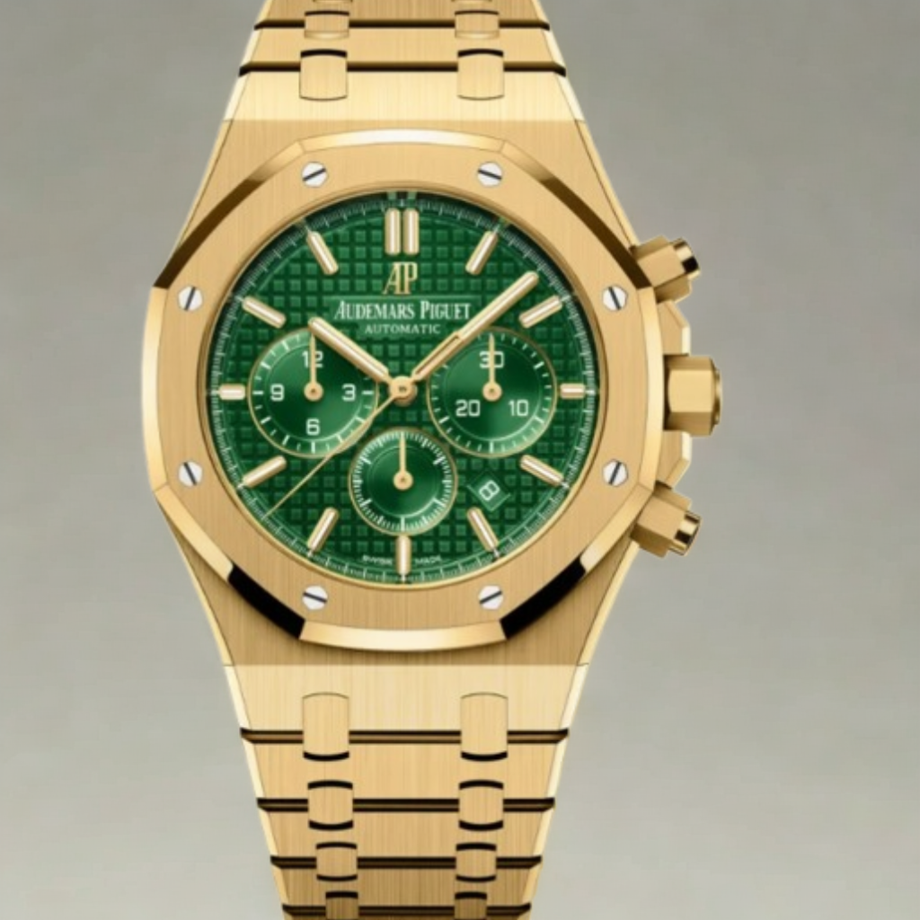 ROYAL OAK CHRONOGRAPHE-JAUNE/VERT