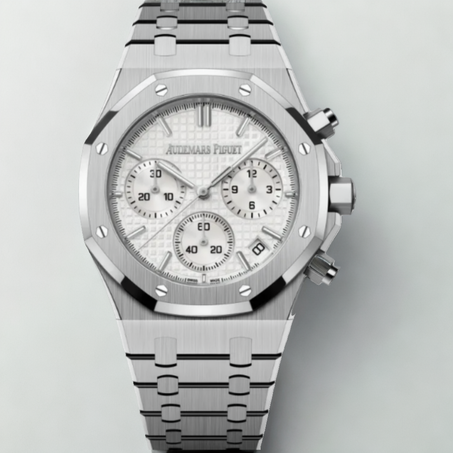 ROYAL OAK CHRONOGRAPHE-GRIS/BLANC