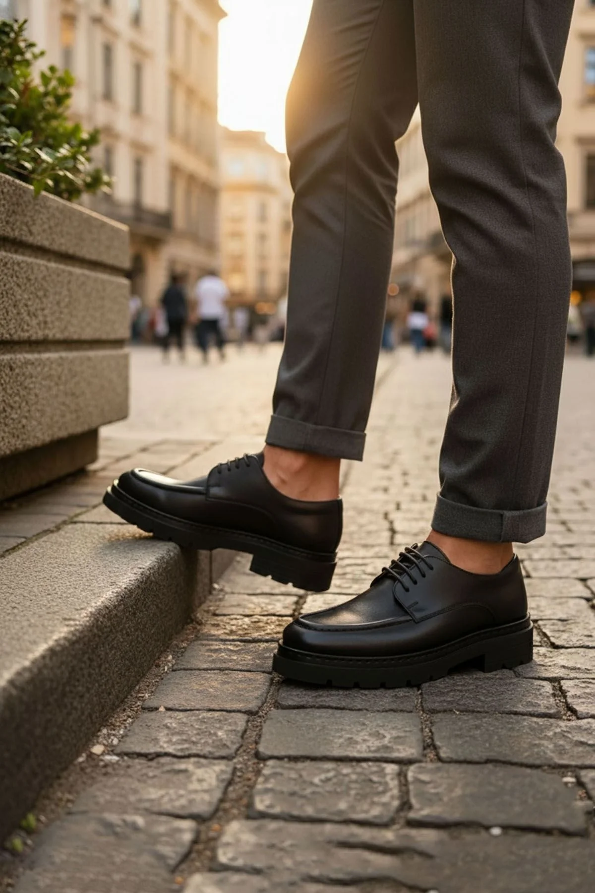 Chaussures Élégantes Homme en Cuir