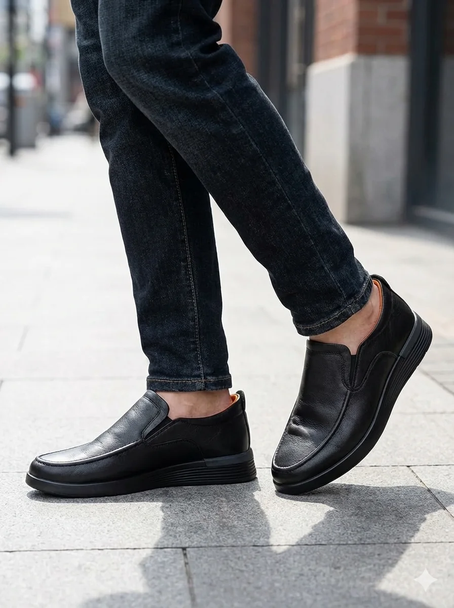 Chaussures Élégantes Homme en Cuir