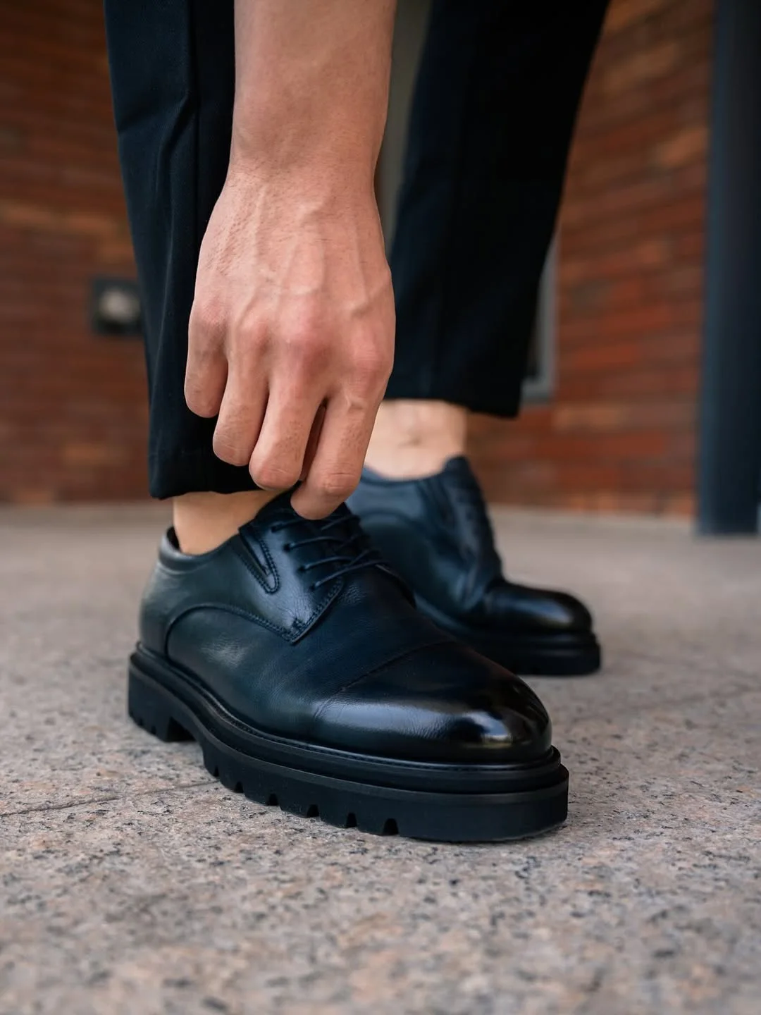 Chaussures Élégantes Homme en Cuir
