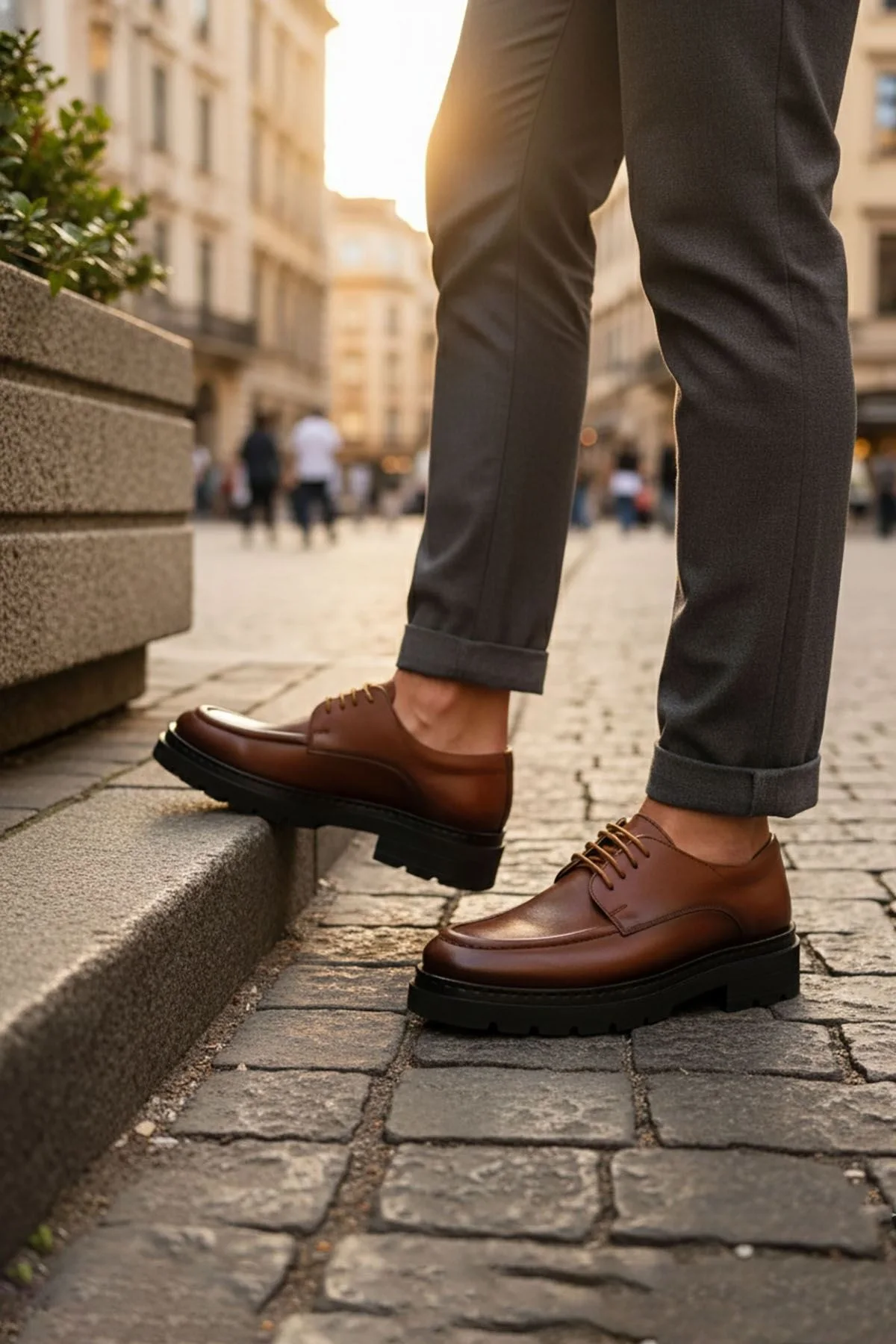 Chaussures Élégantes Homme en Cuir