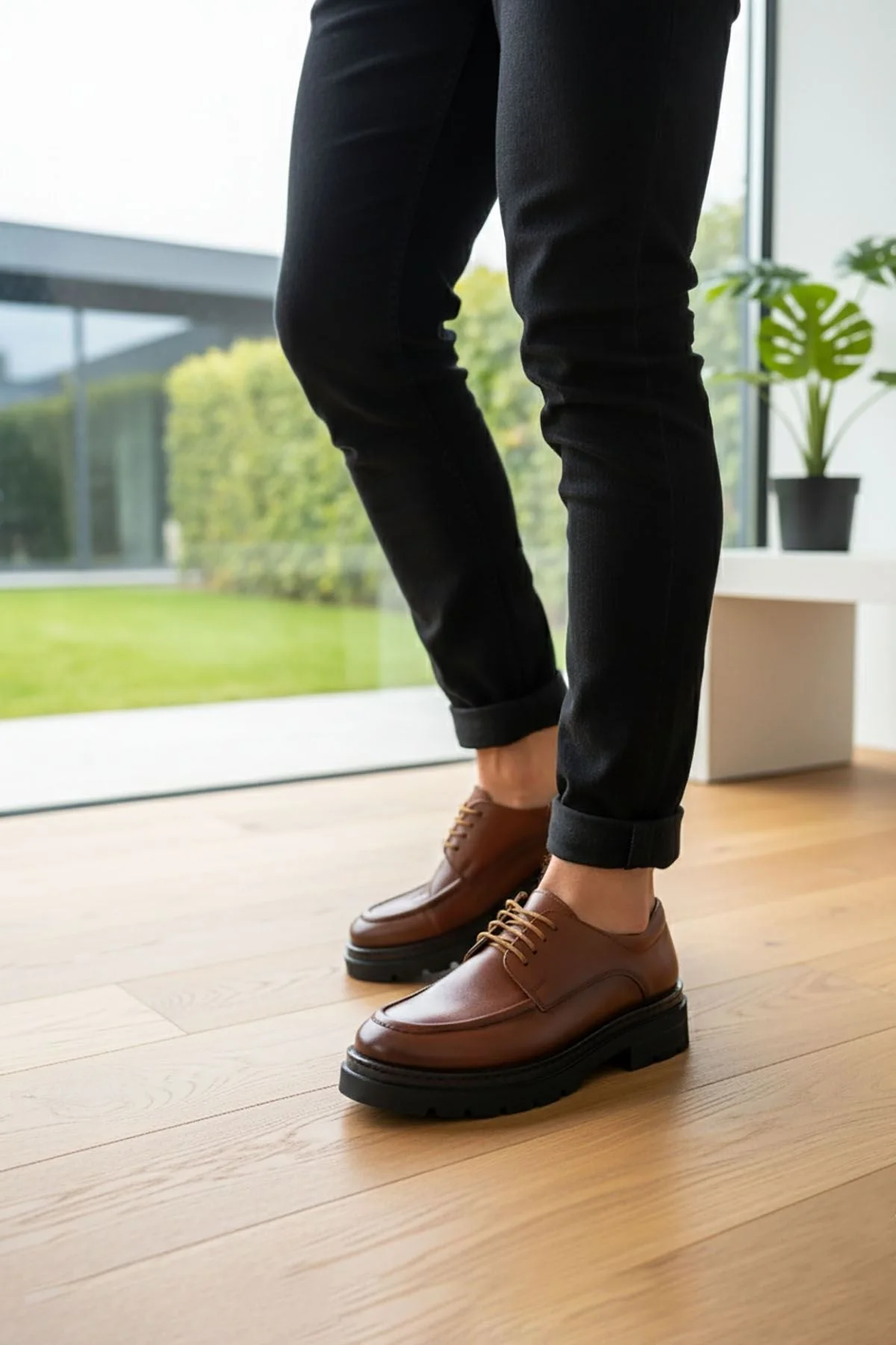 Chaussures Élégantes Homme en Cuir