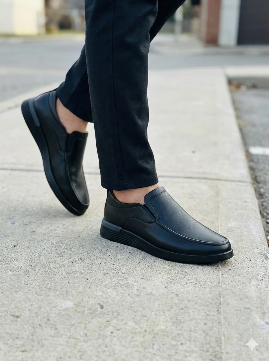 Chaussures Élégantes Homme en Cuir