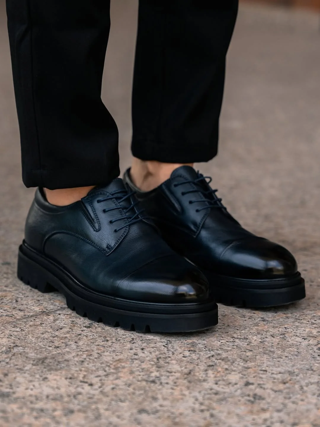 Chaussures Élégantes Homme en Cuir