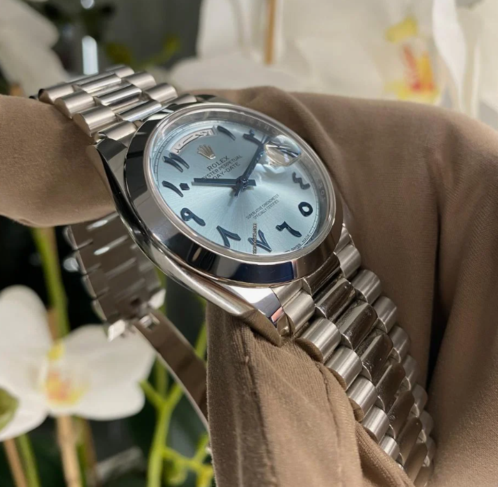 Rolex Day-date “Arabic” Blue dial