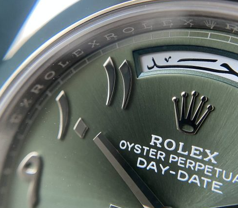 Rolex Day-date “Arabic” Green dial