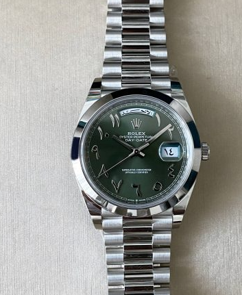 Rolex Day-date “Arabic” Green dial
