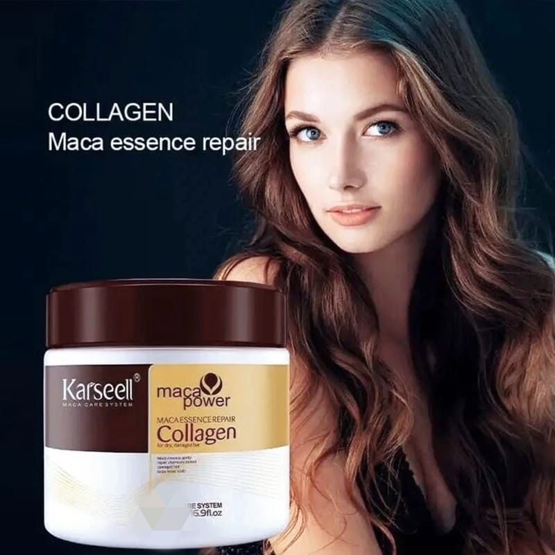karseell collagen : علاج الشعر بالكولاجين، إصلاح عميق، بلسم، زيت الأرغان