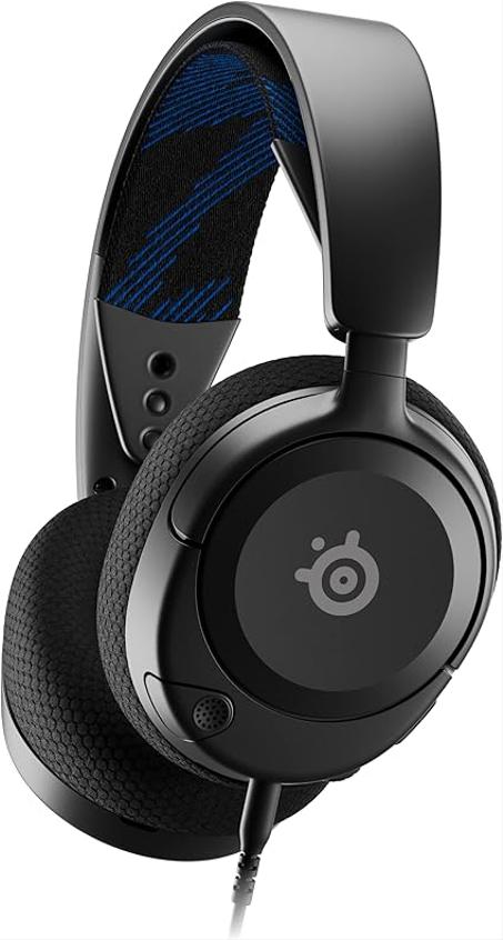 Auriculares con cable para juegos multisistema SteelSeries Arctis Nova 1P — Controladores de alta fidelidad — Audio espacial de 360° — Diseño cómodo