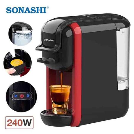 Cafetière Espresso SONASHI Multi-Capsules 3En1 SCM-4969