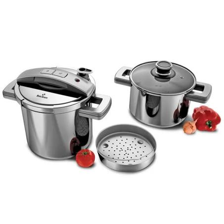 Cocotte-Minute Bäcken Profil 2en1 Inoxydable 7l+5l