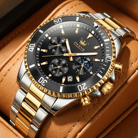 ساعة رجالية أنيقة من كوارتز