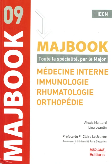MAJBOOK  MÉDECINE INTERNE IMMUNOLOGIE - RHUMATOLOGIE - ORTHOPÉDIE