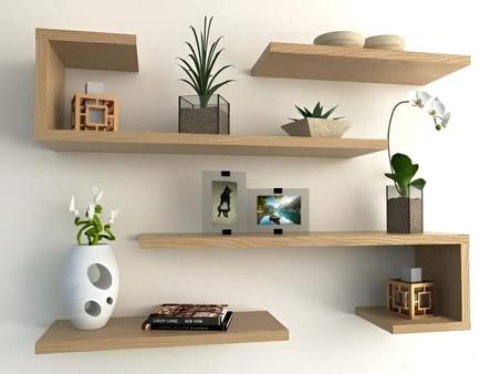 Pack 4 étagères moderne