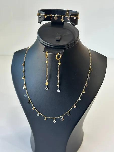 Parure 3 pièces NUMIDIA Acier inoxydable garantie