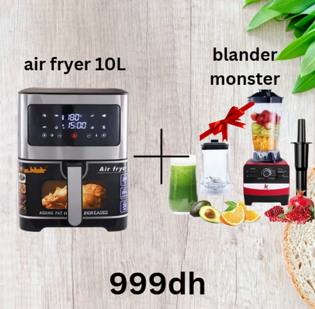 pack air fryer 10L+panini or hachoir or blander