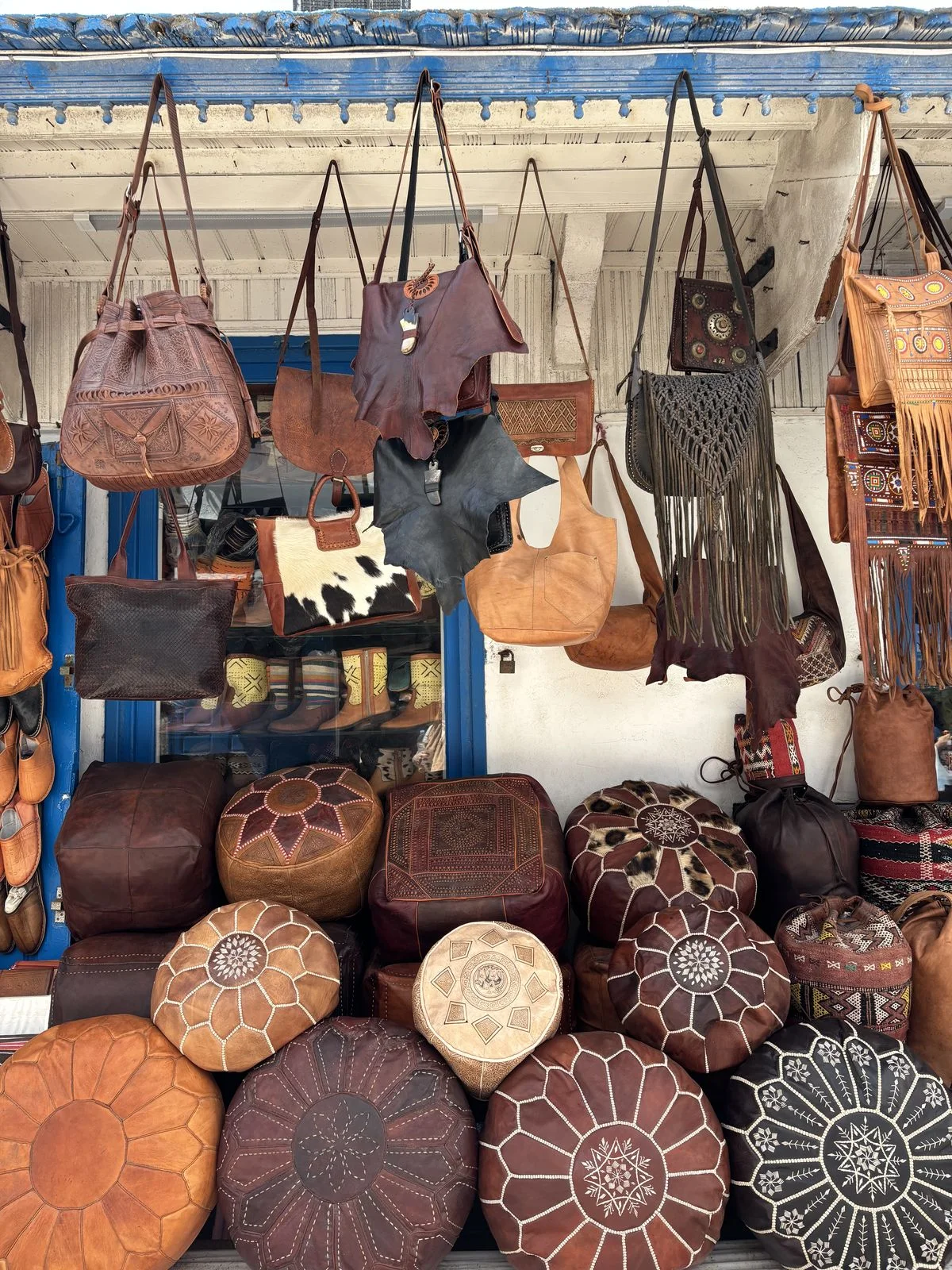 Moroccan leather craft