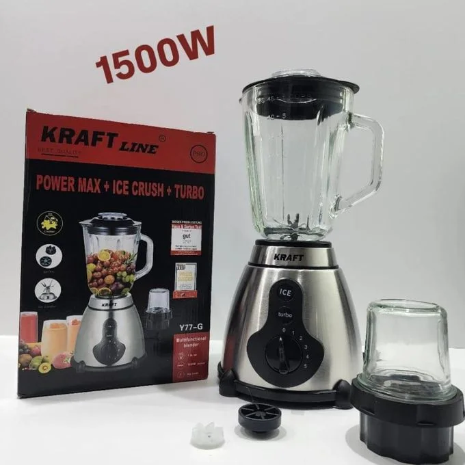 Kraft line Blender  1500w avec Kraft line Mixeur خلاط كهربائي