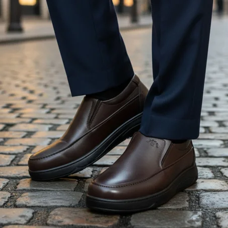 Chaussures en cuir véritable