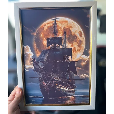 pirates boat poster