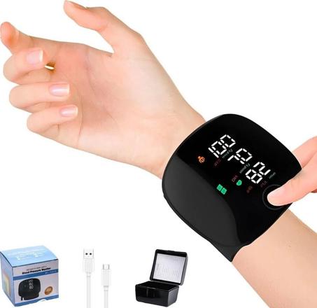 جهاز قياس ضغط الدم و نبضات القلب الذكي