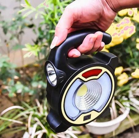 Lampe portable rechargeable à LED COB pour vos sorties en plage , camping , péche ...