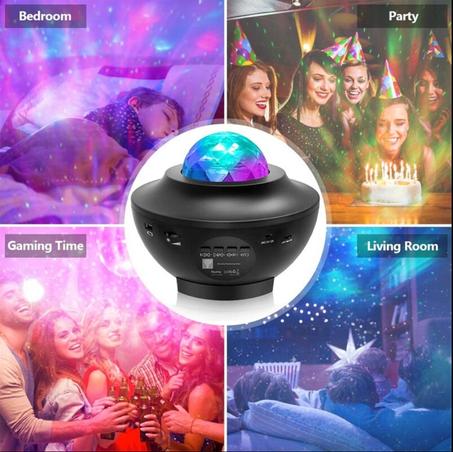 Lampe de projection ciel étoilé coloré