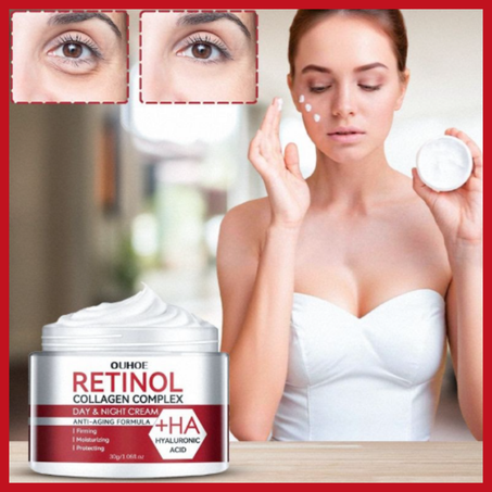 كريم ريتينول وكولاجين لشد وترطيب البشر