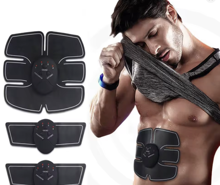 جهاز تحفيز العضلات وتدريب عضلات الوركين وعضلات البطن EMS لاسلكي ذكي لتقوية عضلات البطن وجهاز تمارين رياضية منزلي للرجال والنساء​​​​​