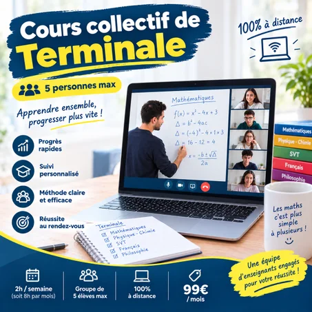 Cours Collectif - Maths - Terminal - à distance