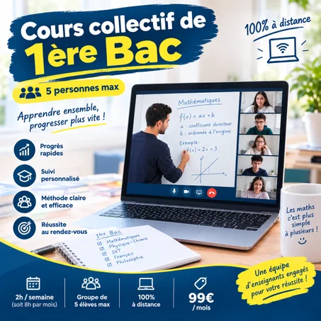 Cours Collectif - Maths - Première - à distance