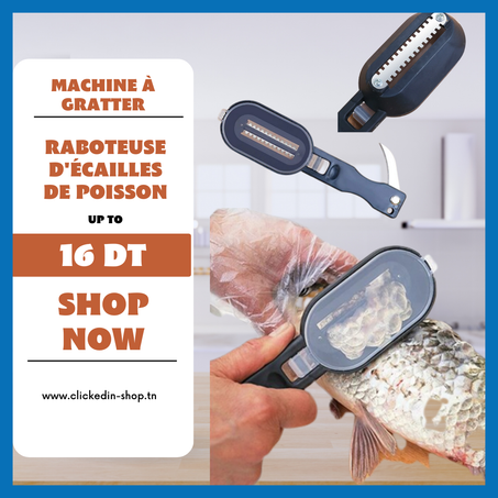 raboteuse d'écailles de poisson