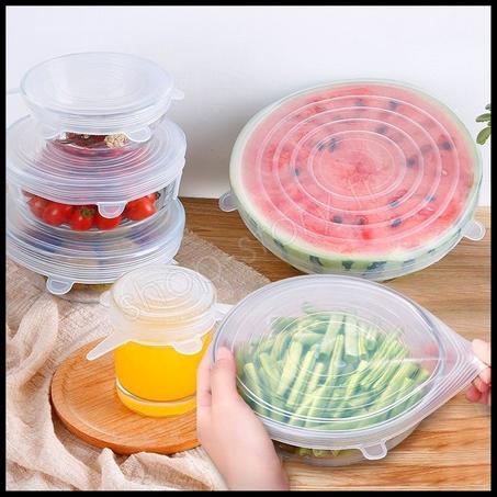 أغطية السيليكون الحافظة للطعام