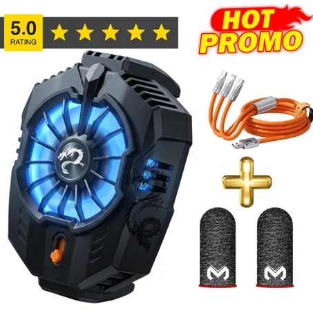 Pack Gaming X20 Semi-conducteur — Refroidisseur LED X20 (Couleur Minérale Électroplaquée) + Câble Ultra Rapide 1-vers-3 + 2 Gants Gaming