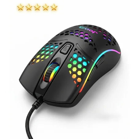 Souris Gaming LED Jedel CP77 — Éclairage RGB Colorful Breathing