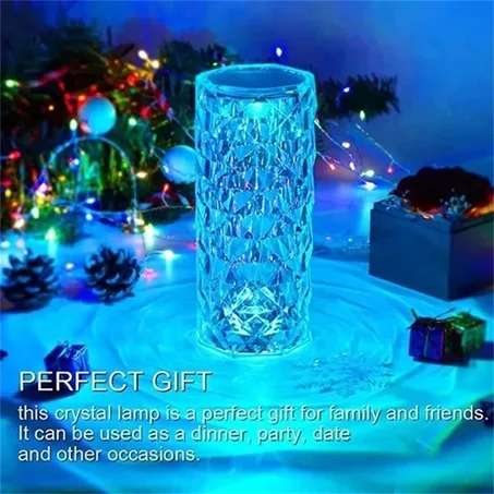 Colors LED Crystal Table Lamp