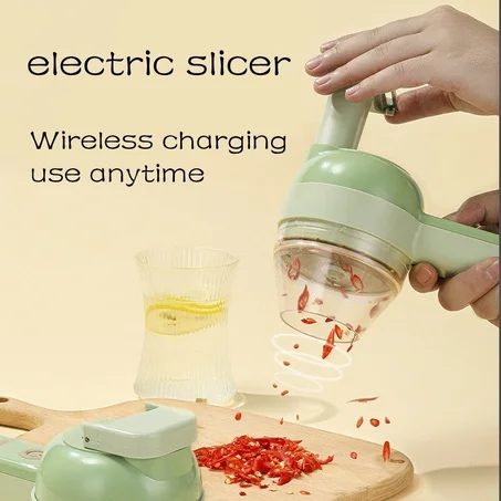 Rechargeable Multifunctional Handheld Electric Vegetable Slicer
