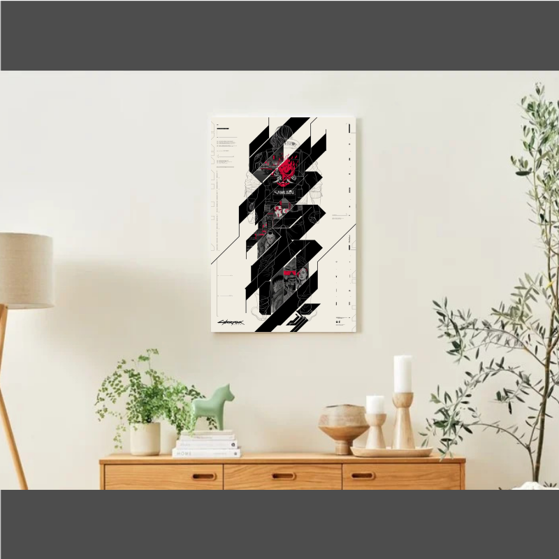 Poster aimanté Cyber Punk