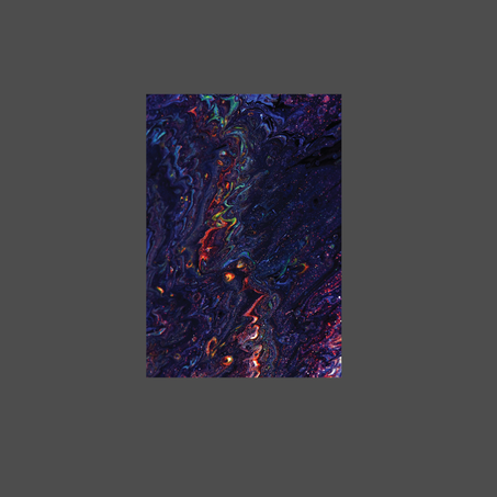 Poster aimanté Liquide Abstraction