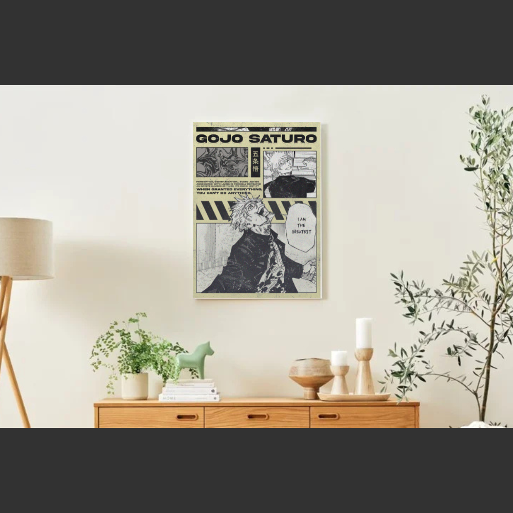 Poster aimanté Gojo Satoru Pinup