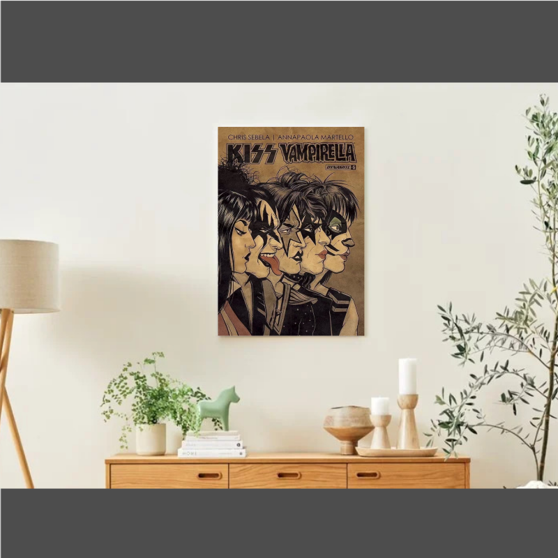 Poster aimanté Kiss